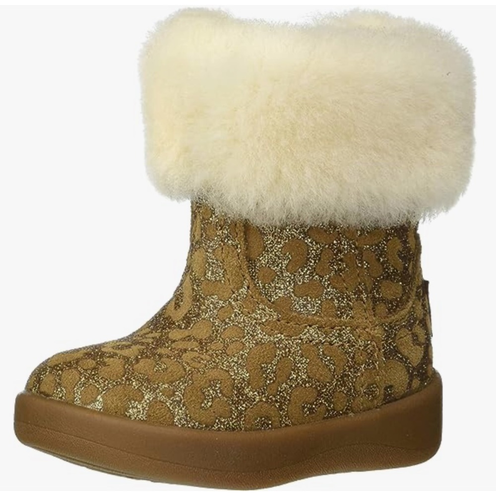 UGG Unisex-Child Jorie Ii Glitter Leopard Fashion Boot size 9
